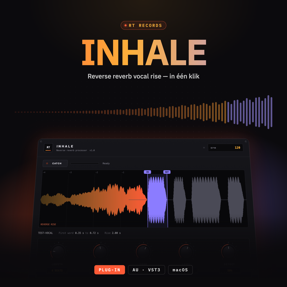 RT Inhale – Reverse Reverb Vocal Rise Plug-in